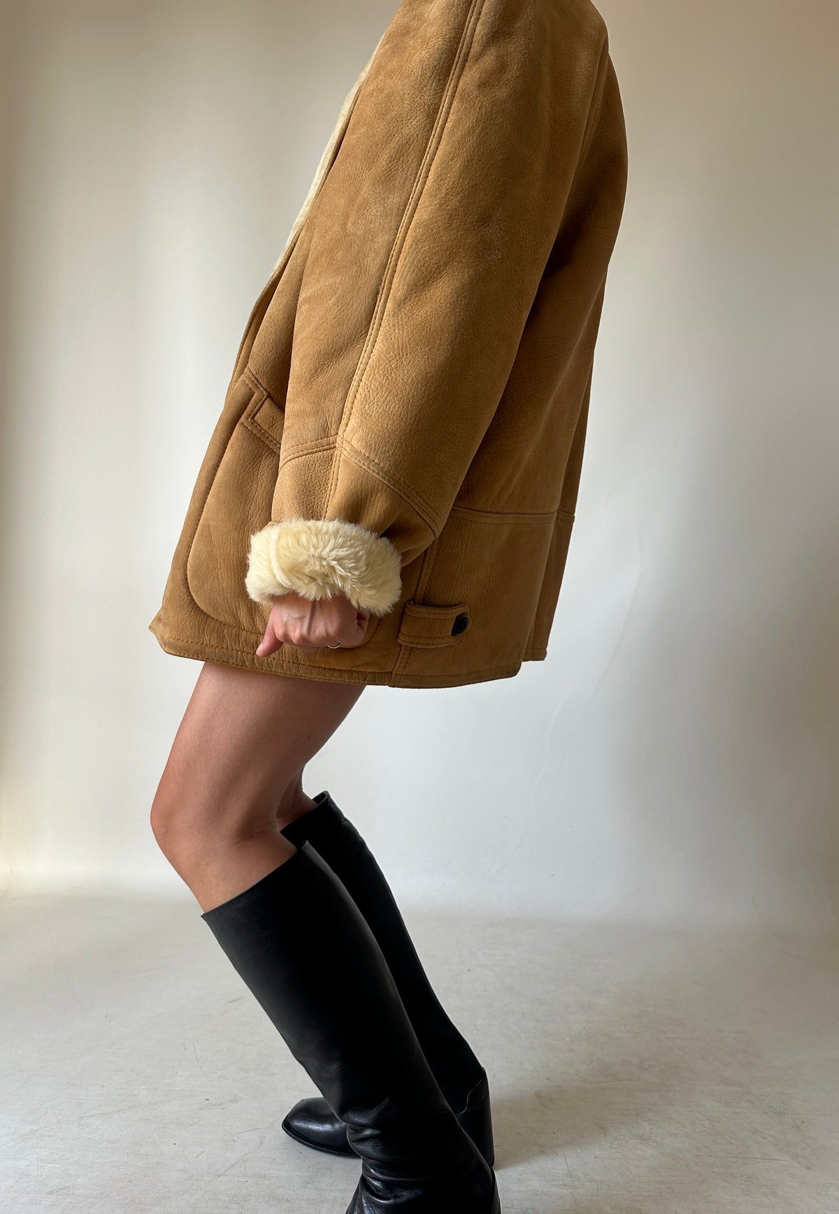 Honey petite Shearling