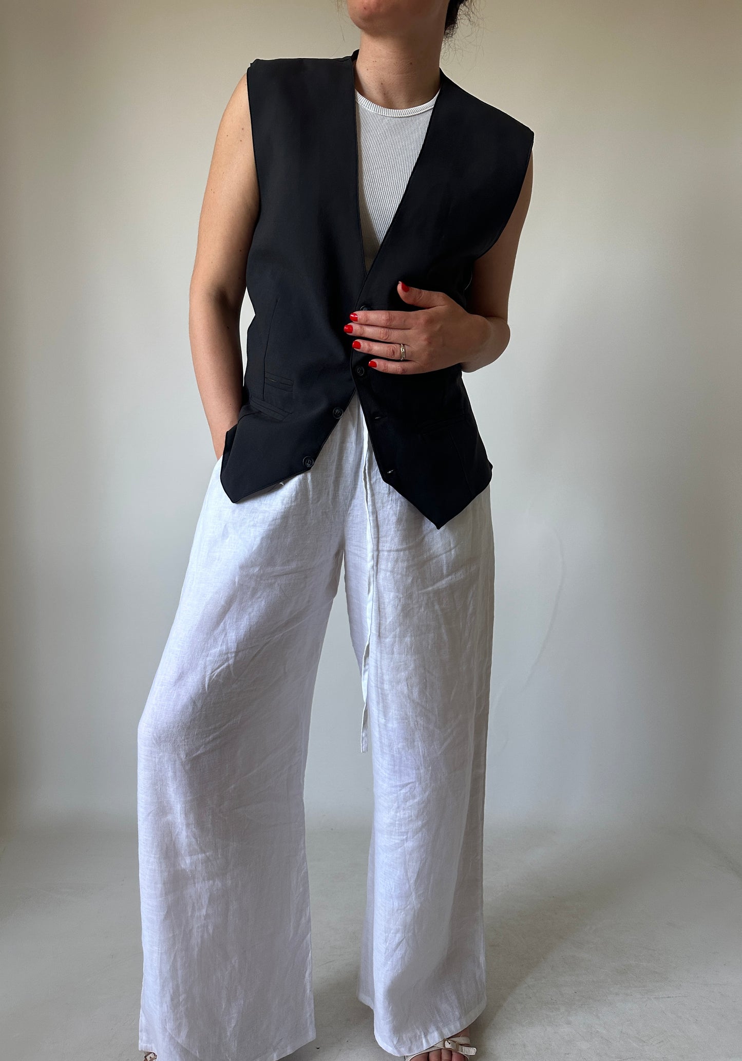 Gilet cool in fresco lana