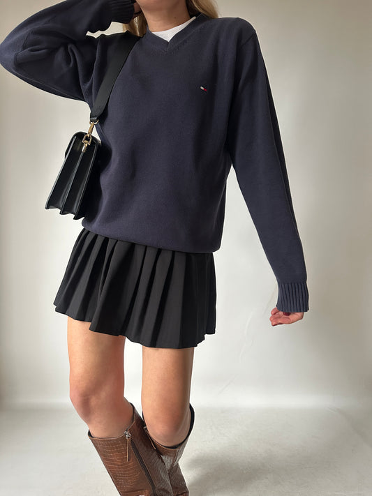 TOMMY HILFIGER cotton navy sweater
