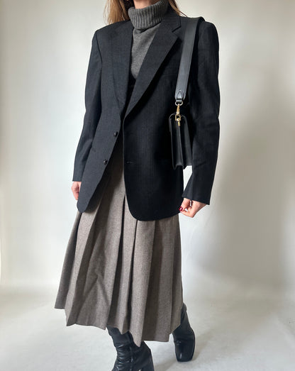 Precious wool pinstriped blazer
