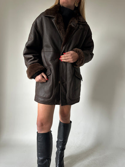 Chocolate beautiful Shearling