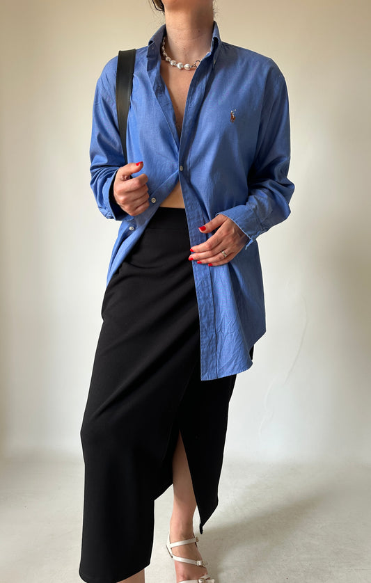 RALPH LAUREN blue electric shirt
