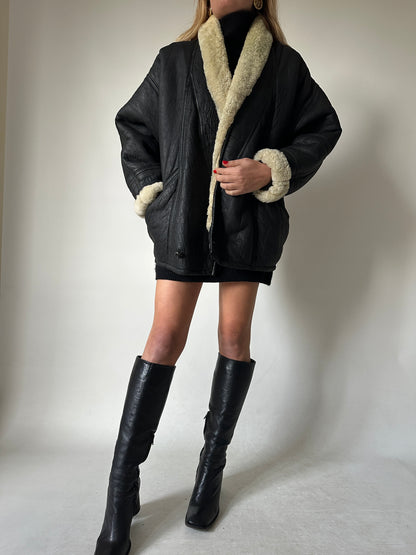 Dreamy black Shearling