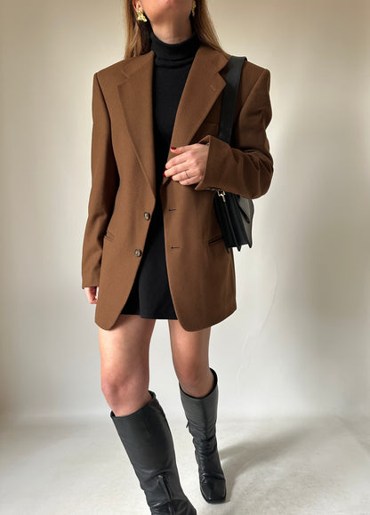 High quality wool camel blazer