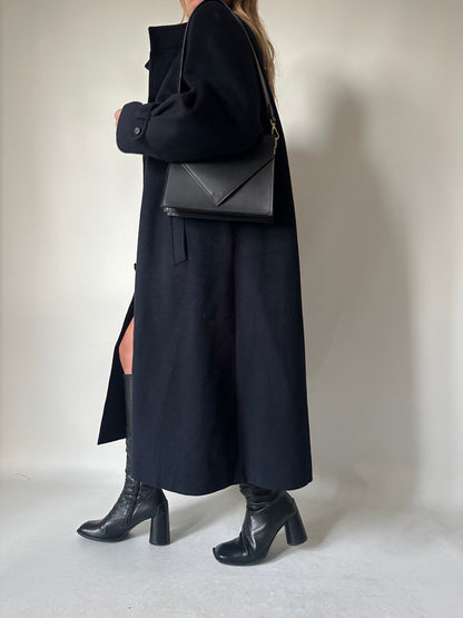Navy extra long Loden