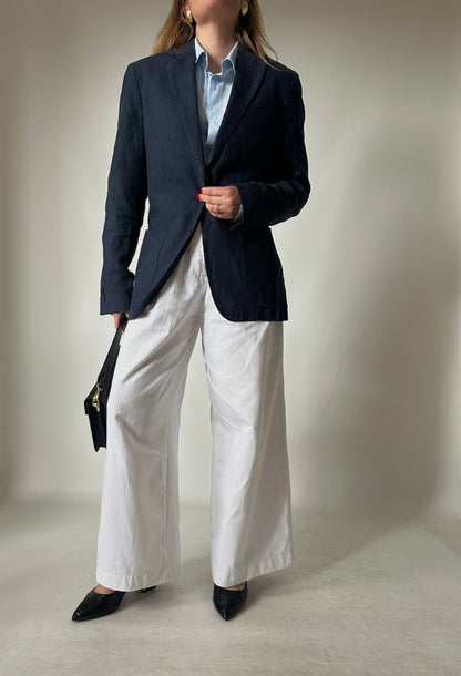 Blazer petite in puro lino