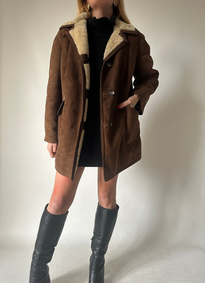 Chocolate petite sheepskin