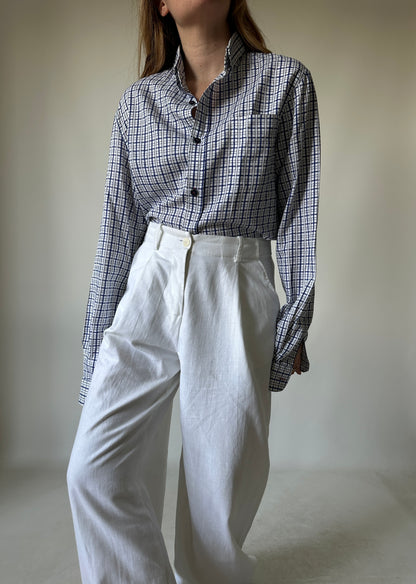 ARMANI tartan cotton shirt