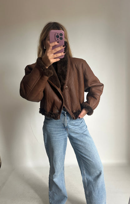 Chocolate petite Shearling