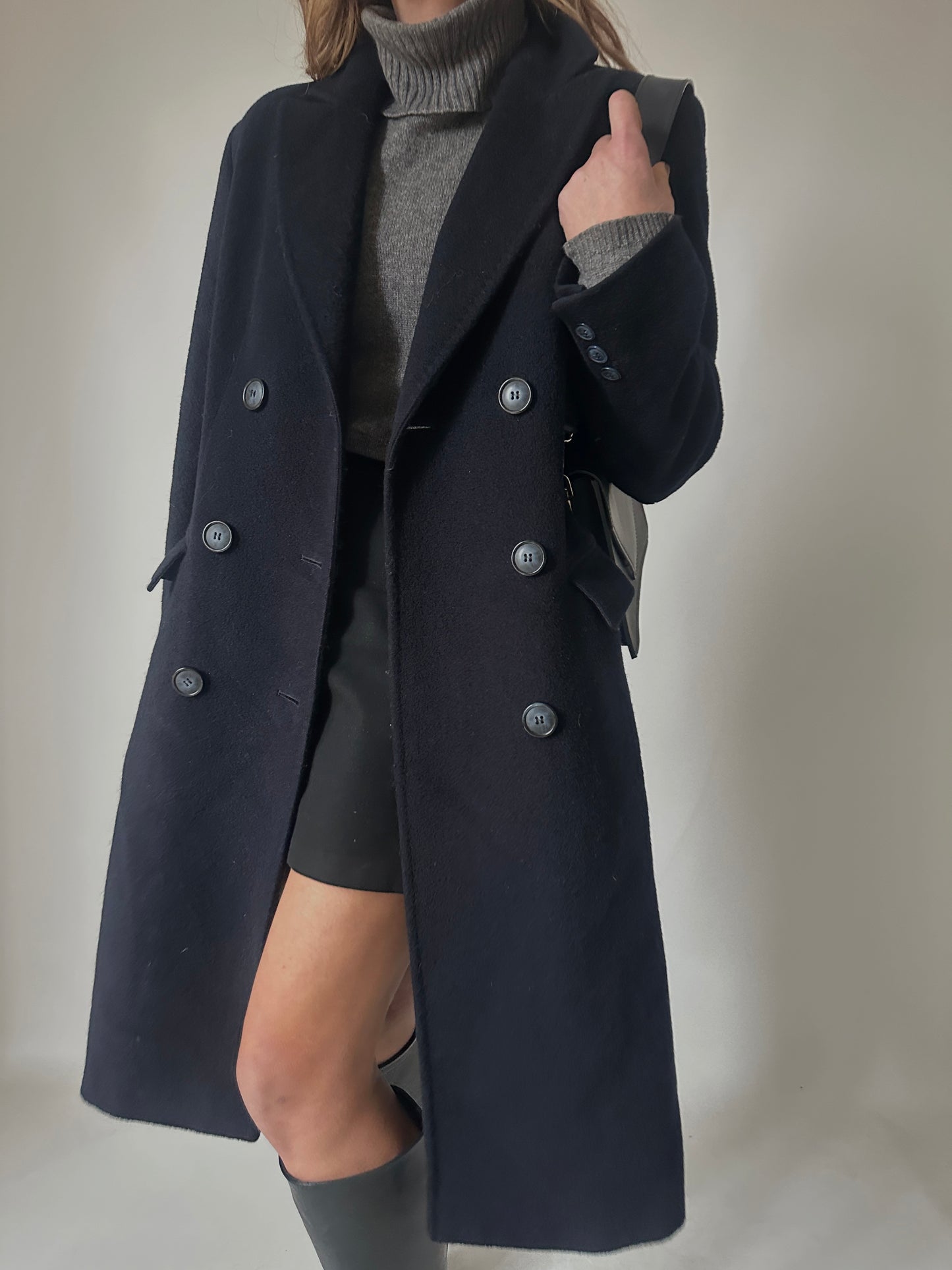 Perfect double-breast petite coat