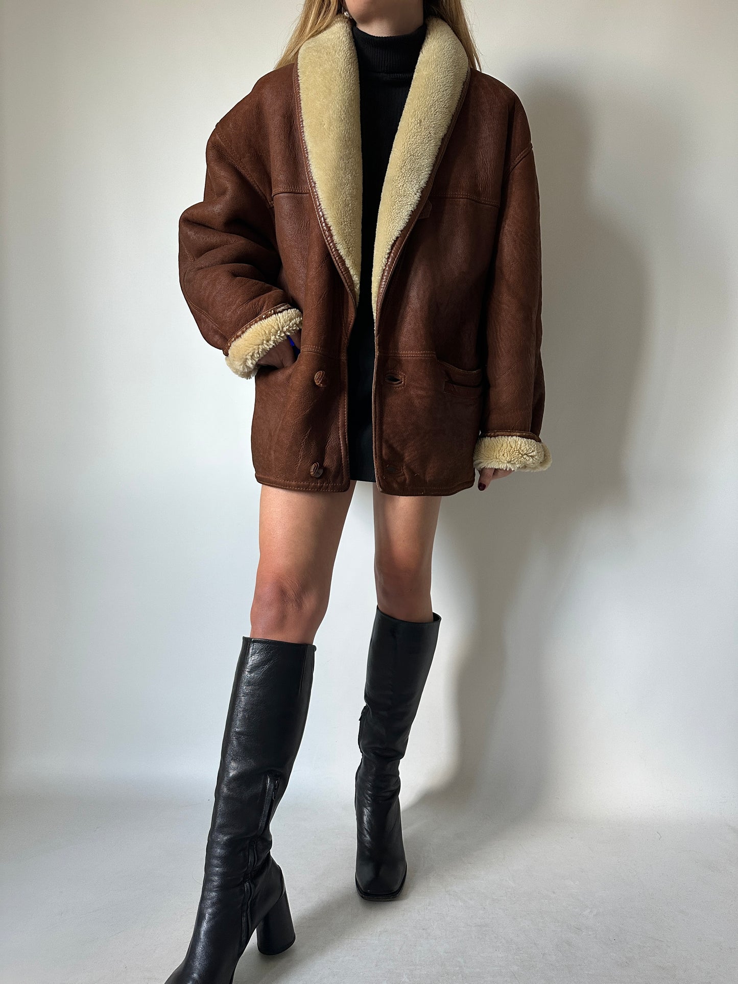 Brown perfect Shearling