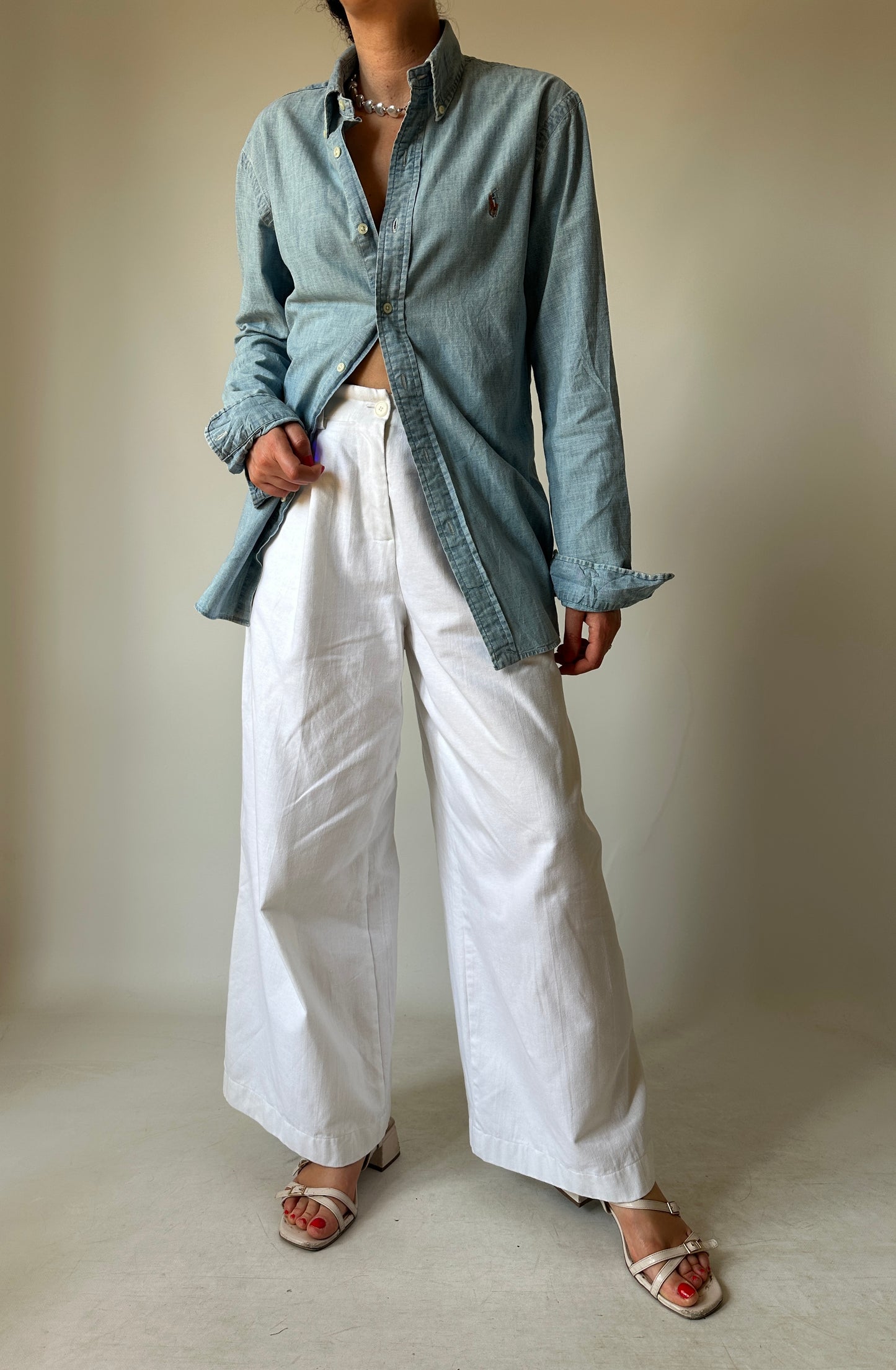 RALPH LAUREN petite denim shirt