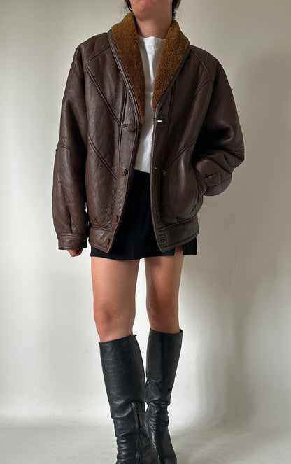 Chocolate beautiful Shearling