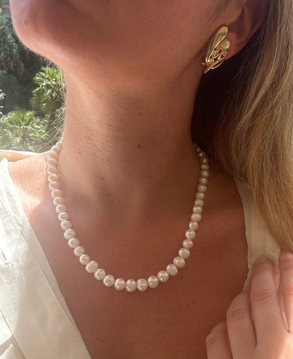 Orecchini romantici con perle