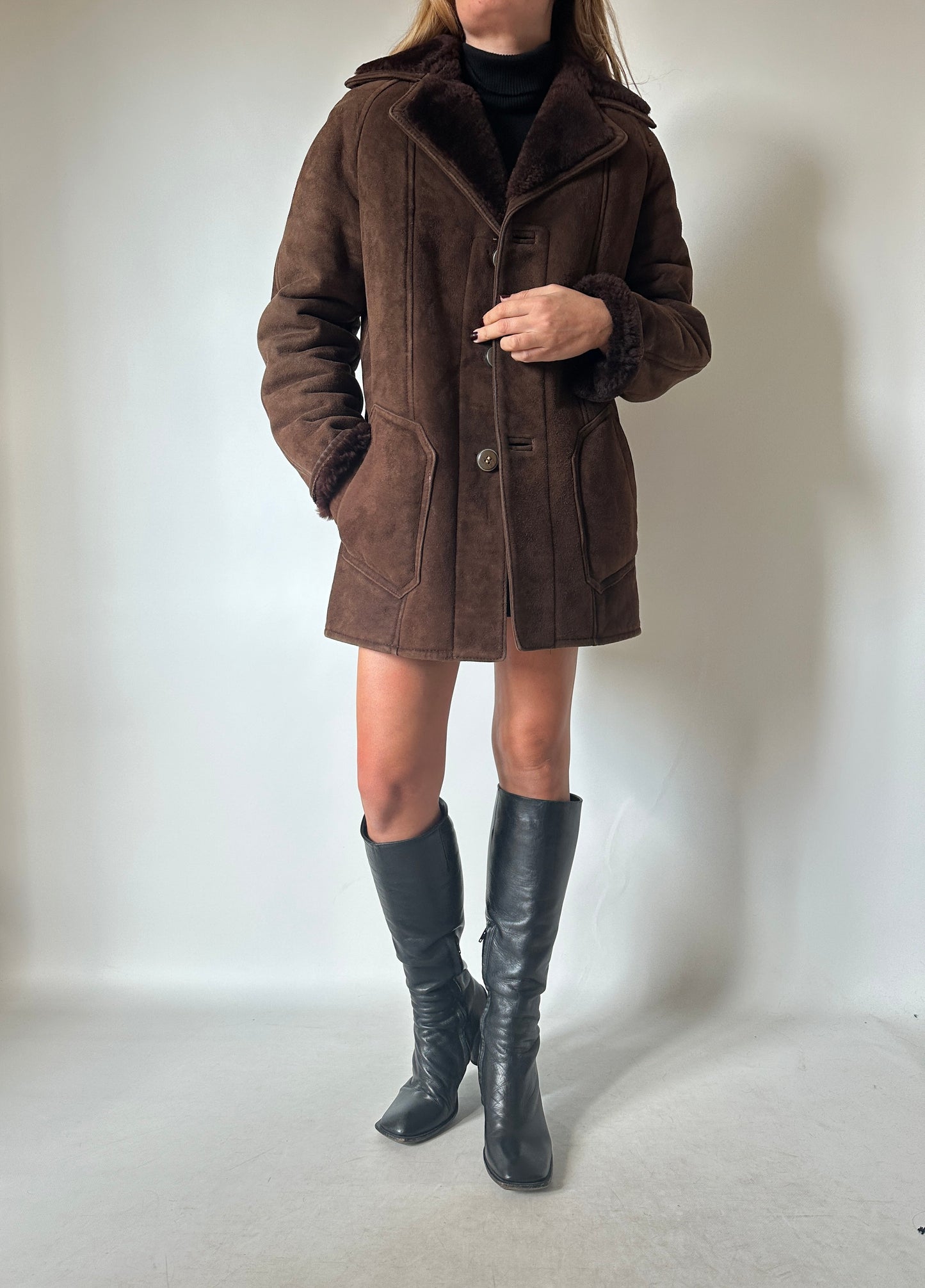 Chocolate cool Shearling