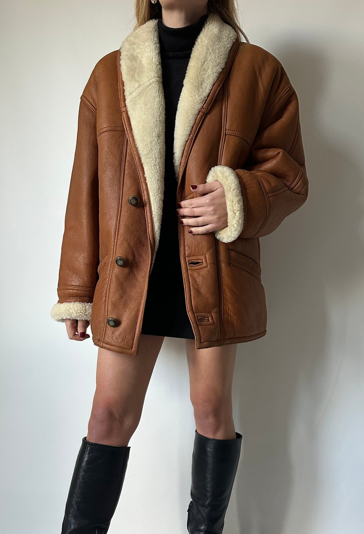 Caramel perfect Shearling