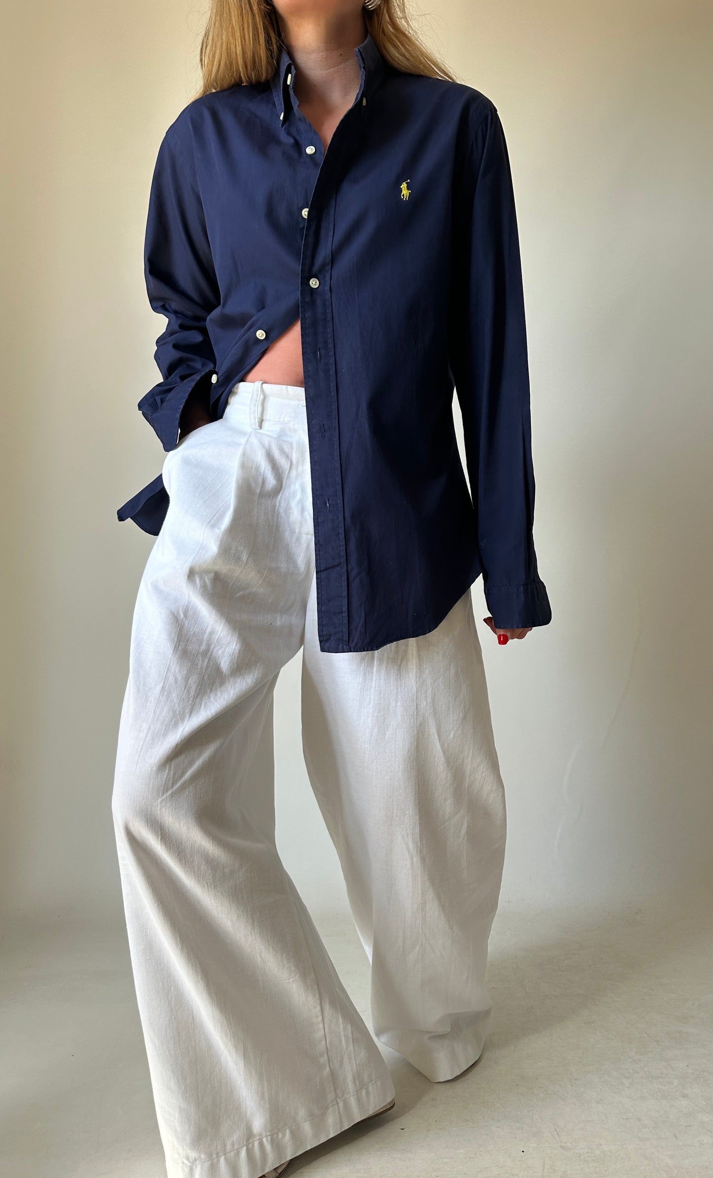 RALPH LAUREN navy shirt
