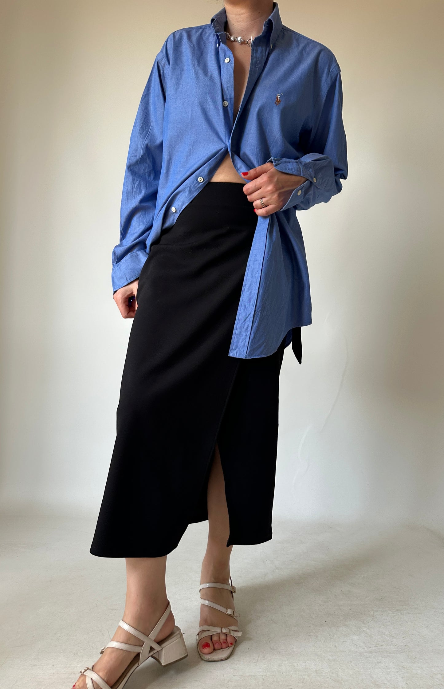 RALPH LAUREN blue electric shirt