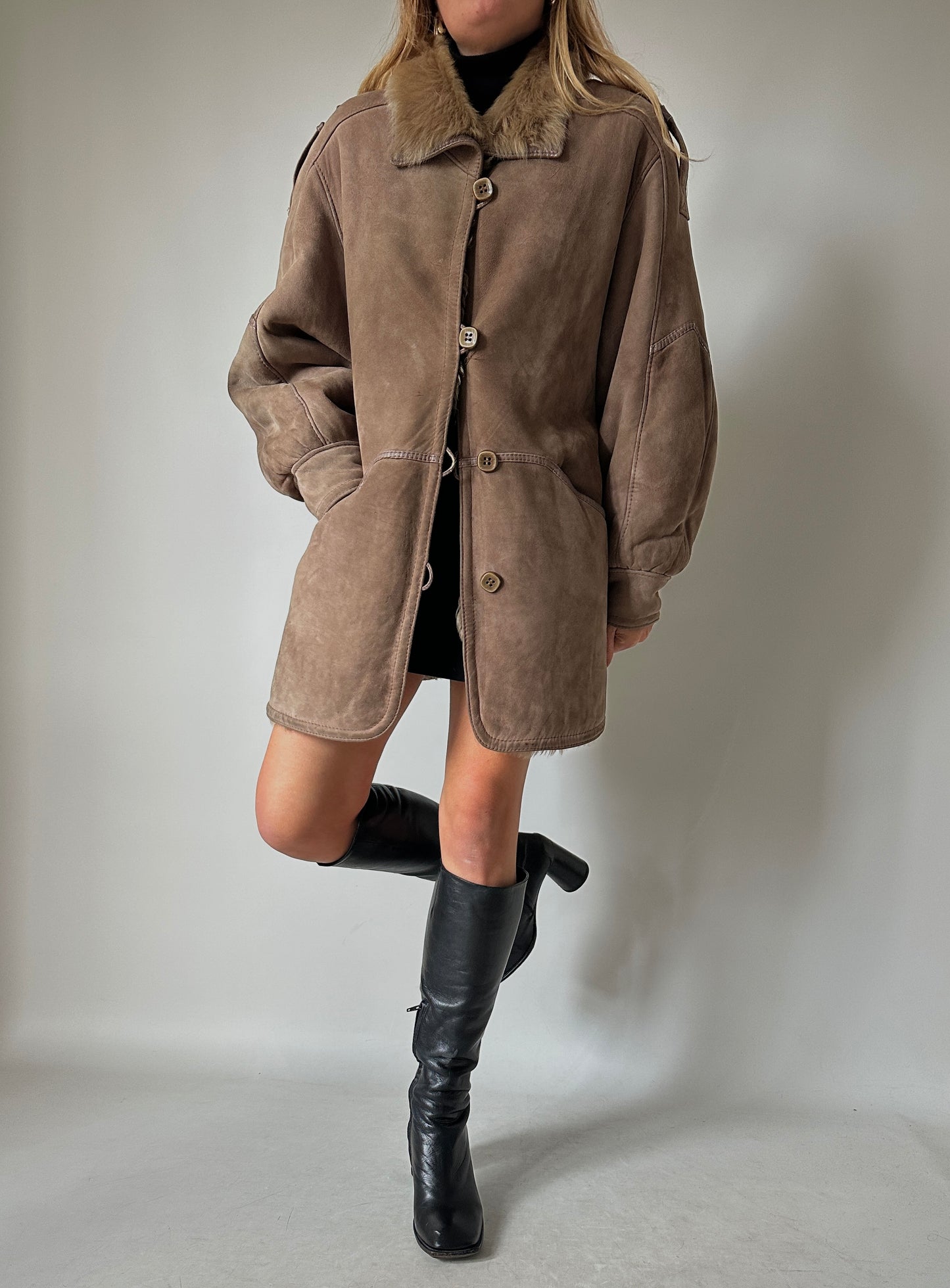 Perfect brown Shearling