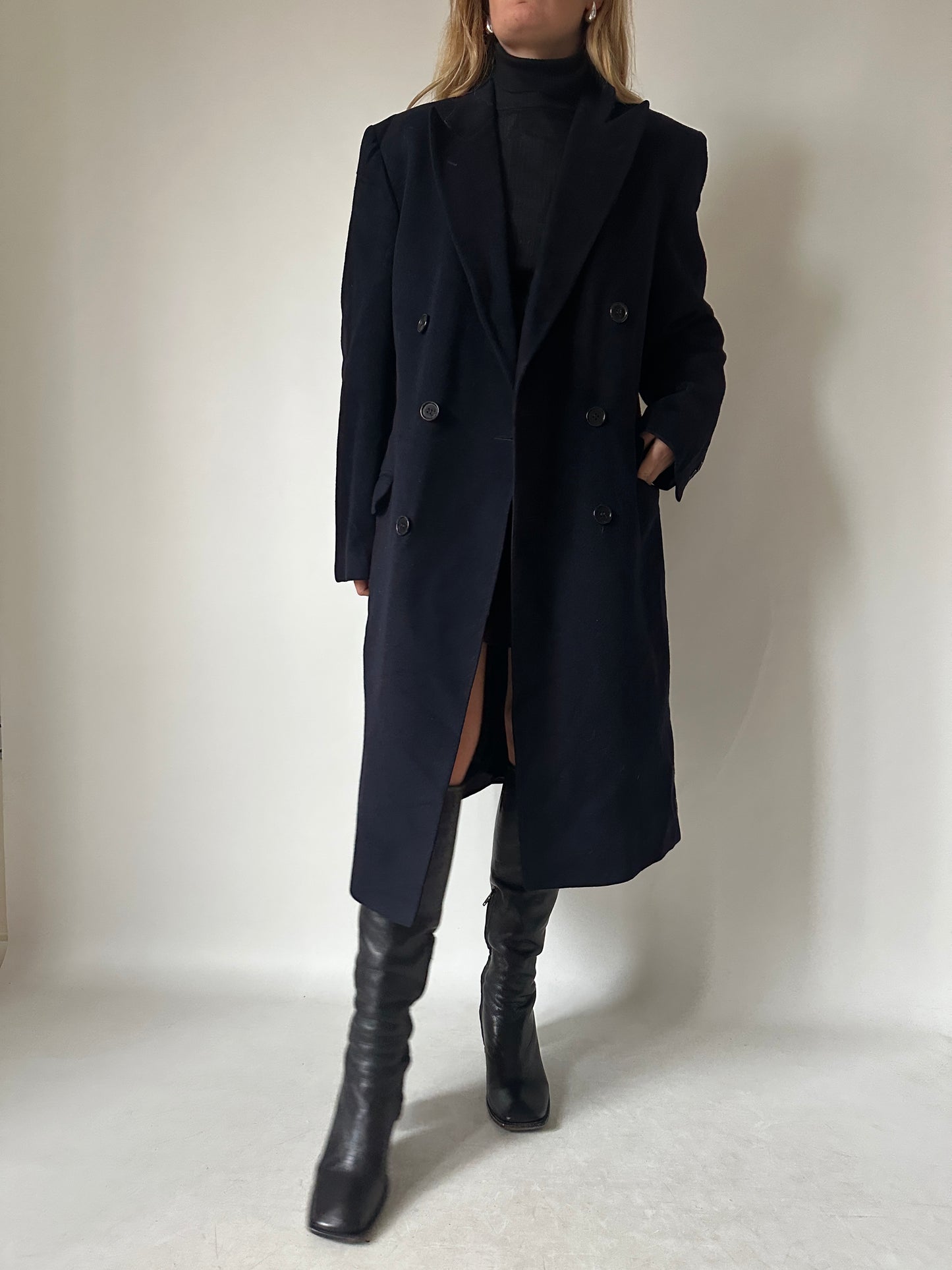 The Frankie extra long wool coat