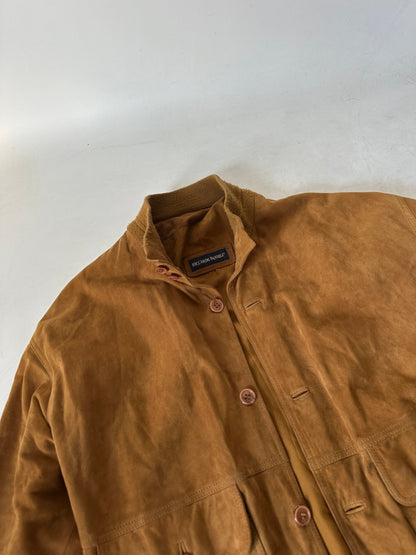Iconic suede bomber