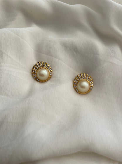 Orecchini perla e brillanti