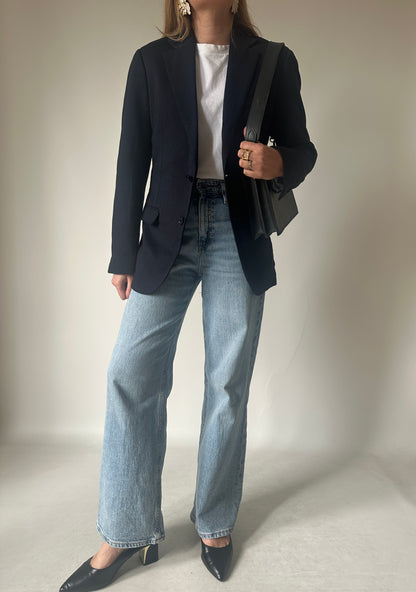 Light cotton blend petite blazer