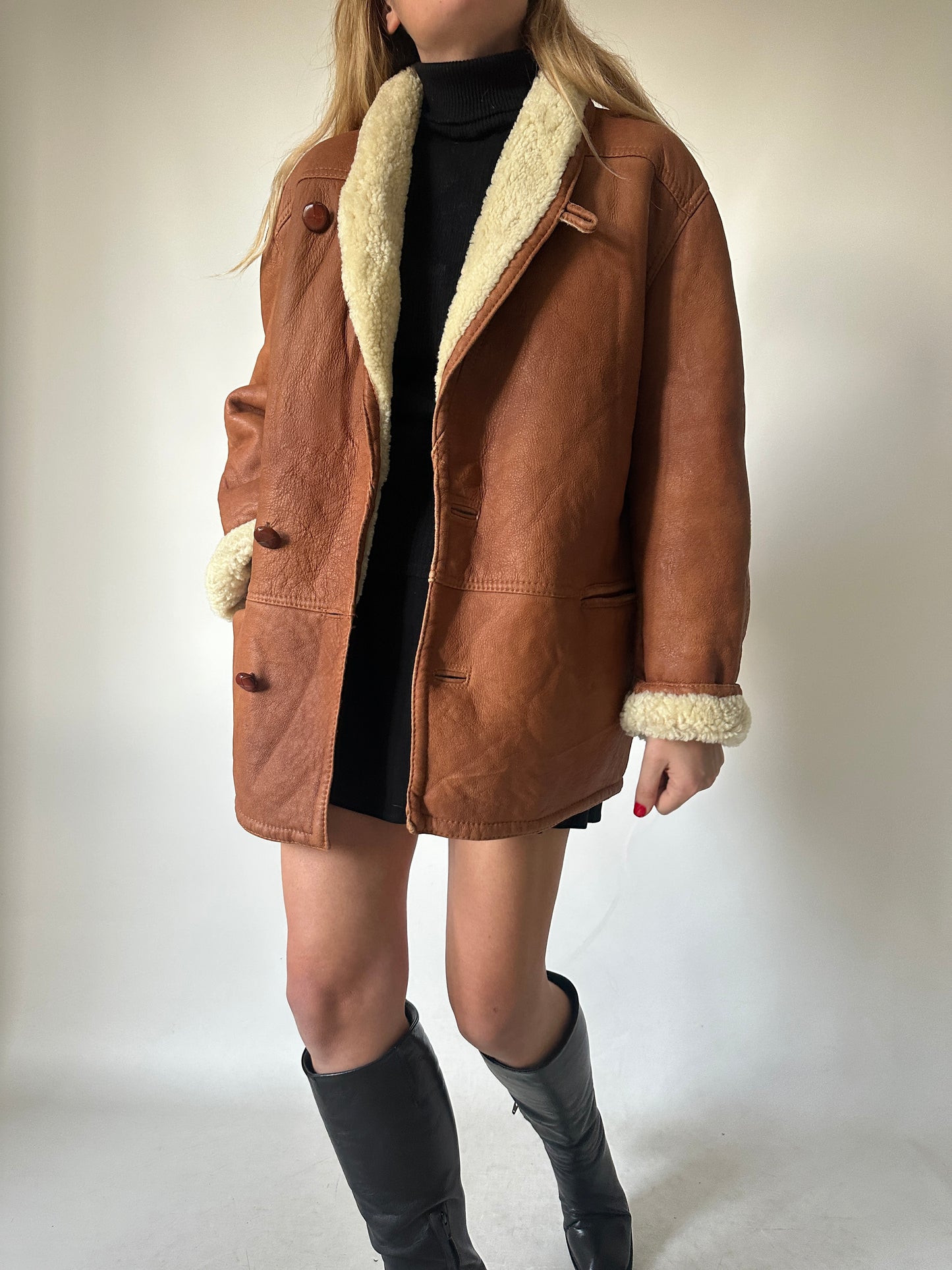Perfect caramel Shearling