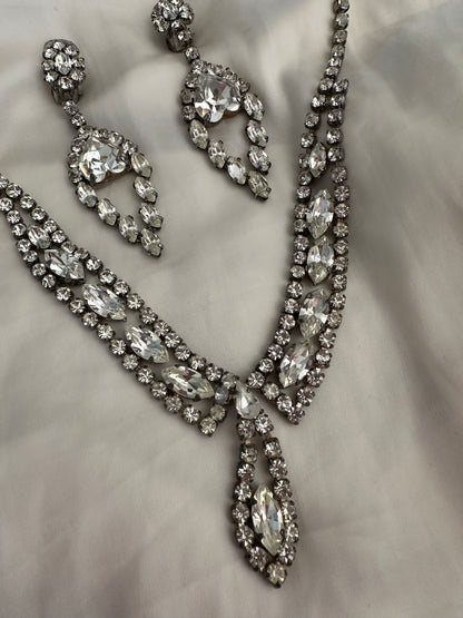 Parure Bridgerton girocollo orecchini e bracciale