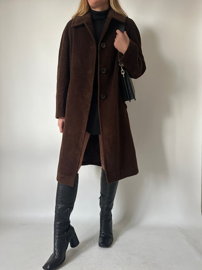 Pure merinos chocolate coat