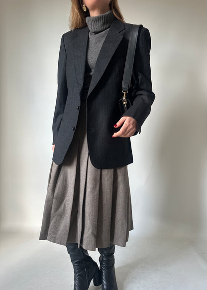Precious wool pinstriped blazer