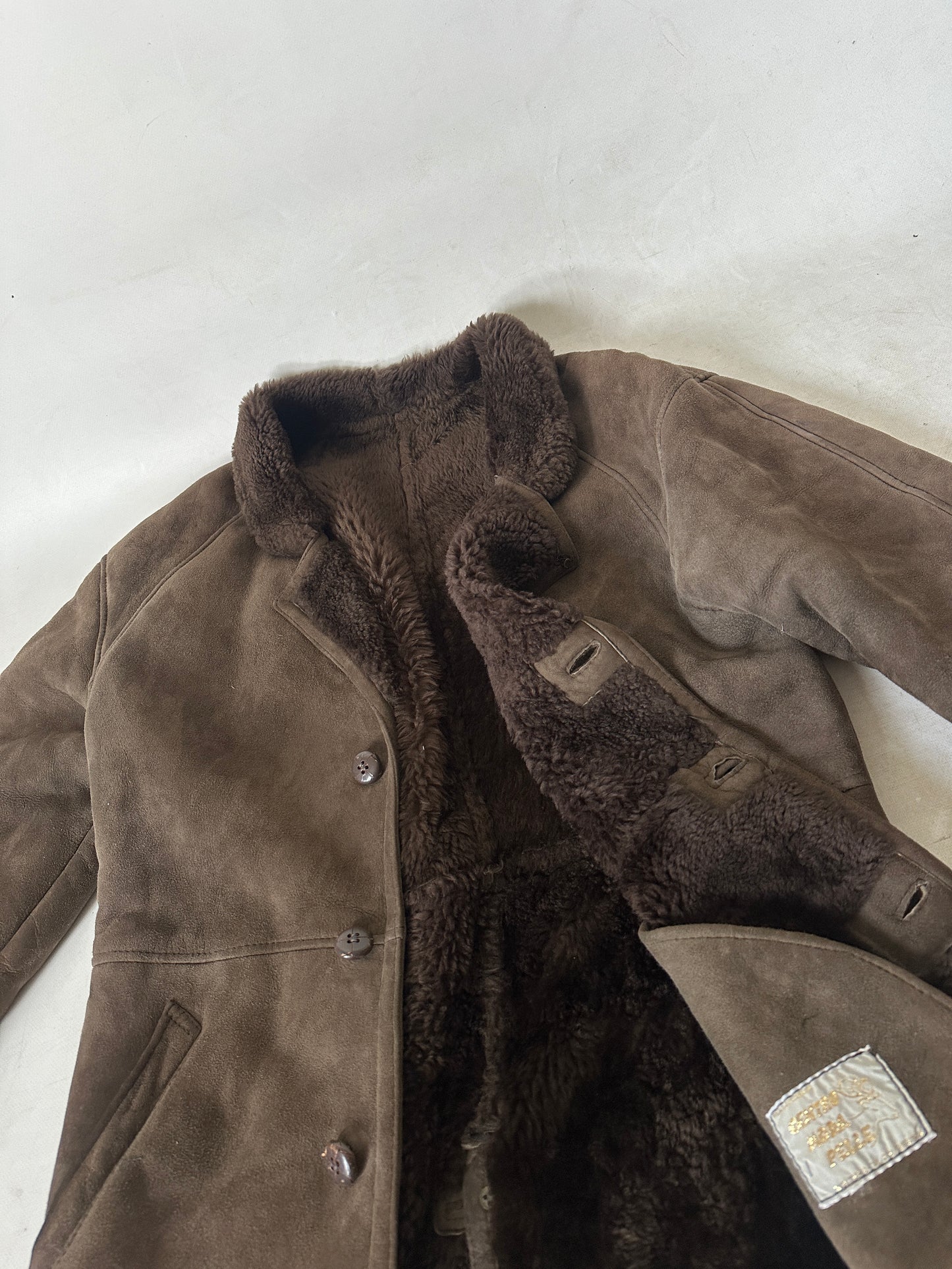 Chocolate passpartour Shearling