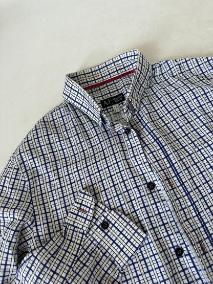 ARMANI tartan cotton shirt