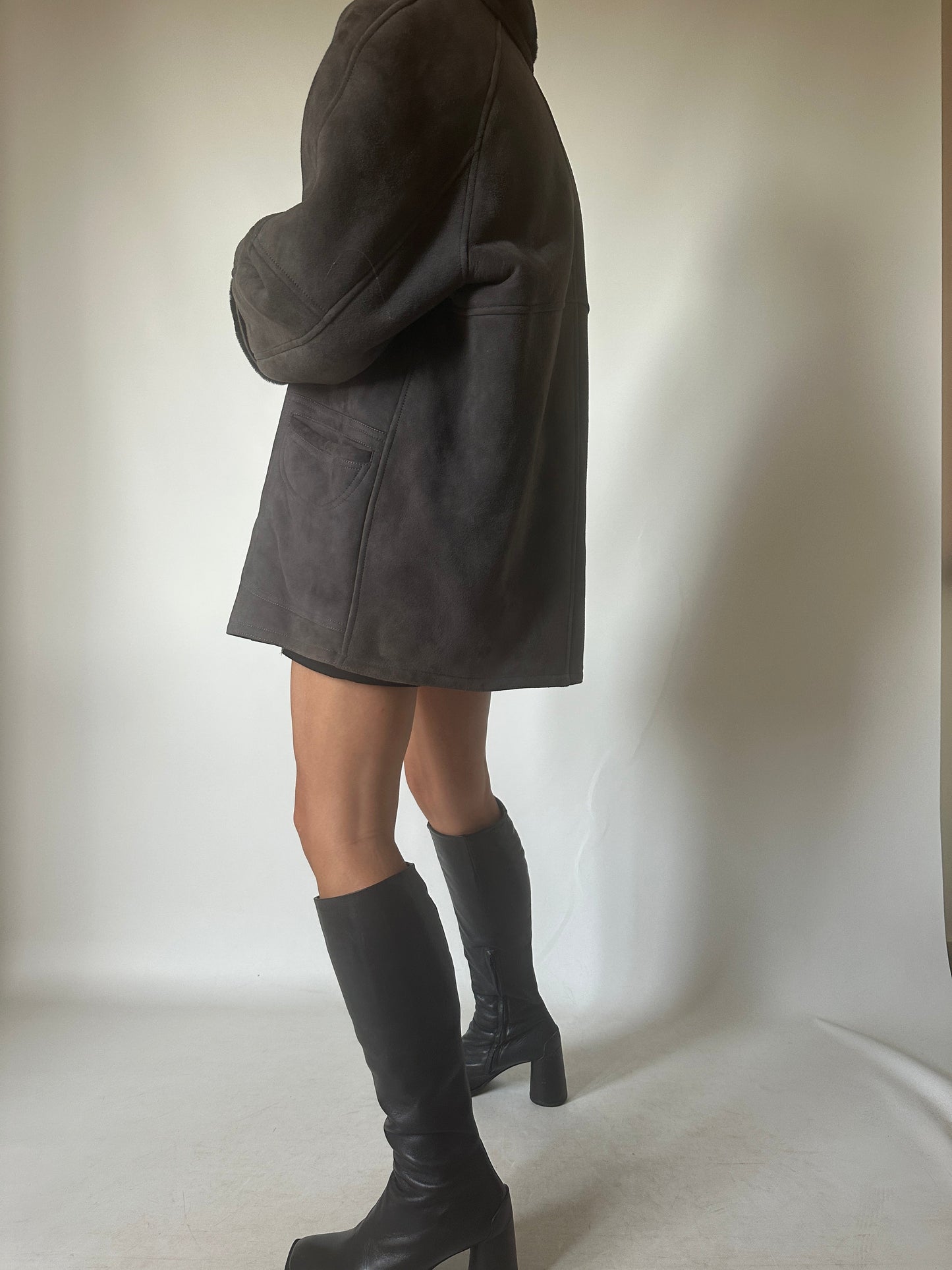 Antracite perfect Shearling