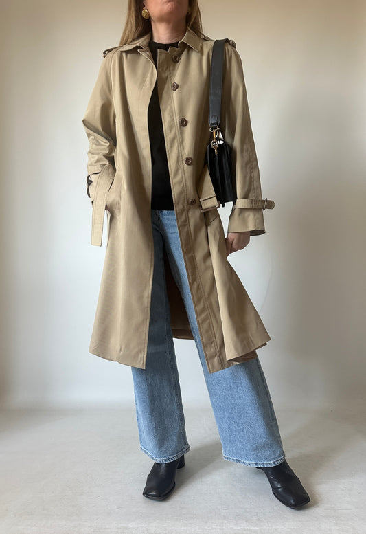 Camel passpartour spring trench