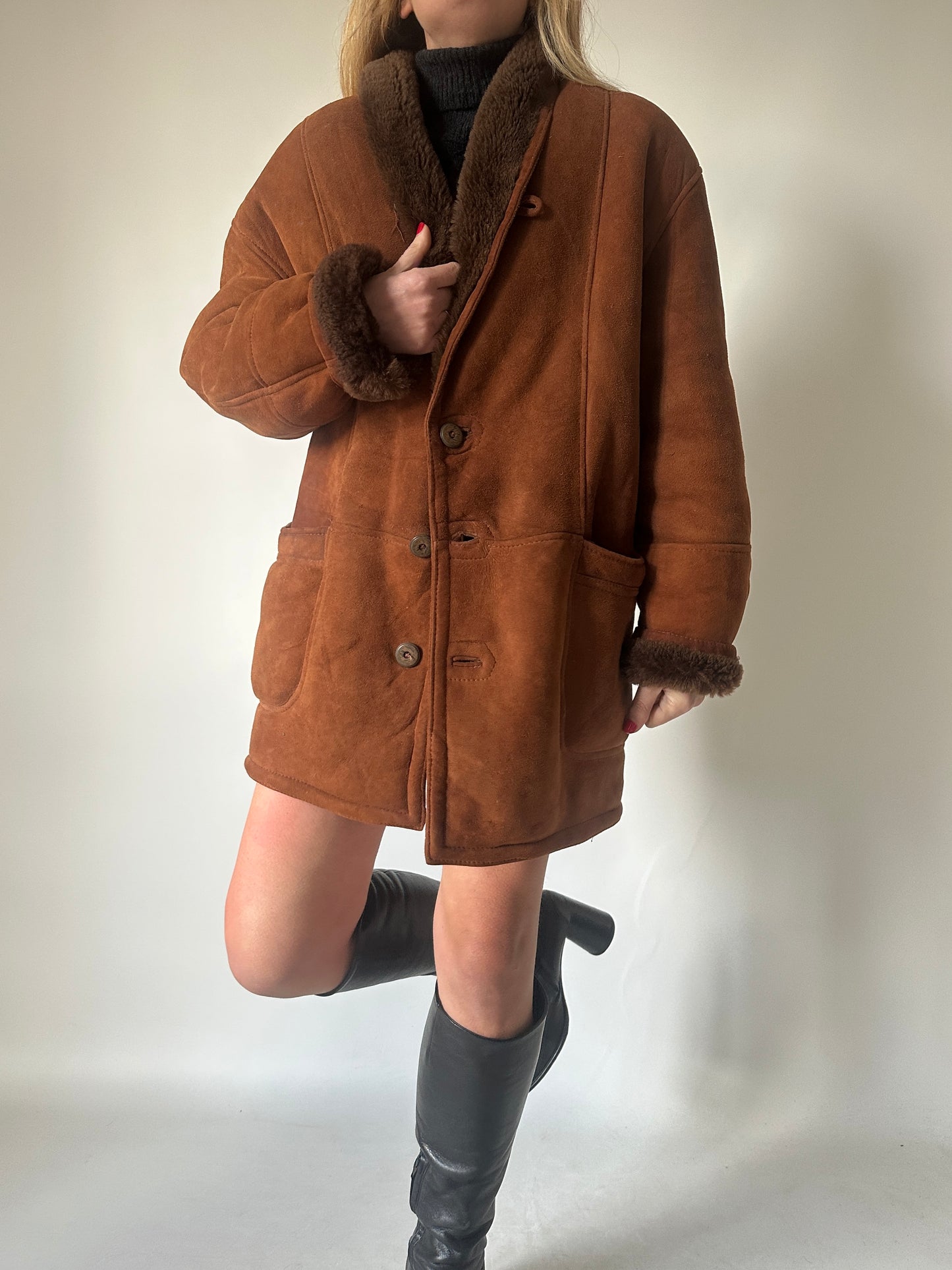 Shearling perfetto cioccolato