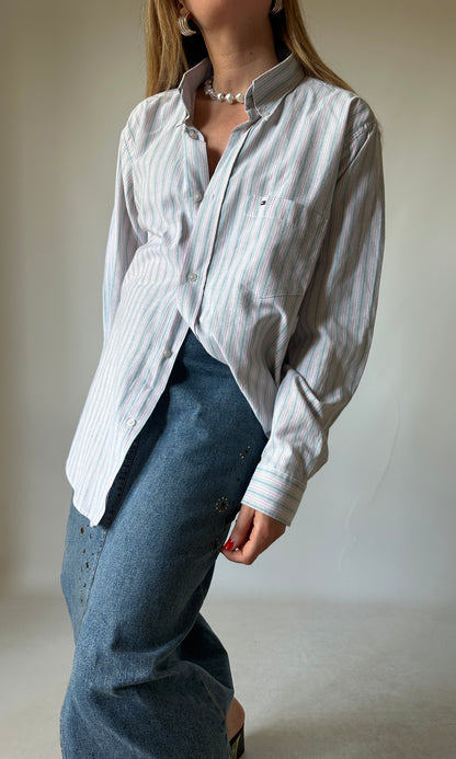 TOMMY HILFIGER linen blend shirt