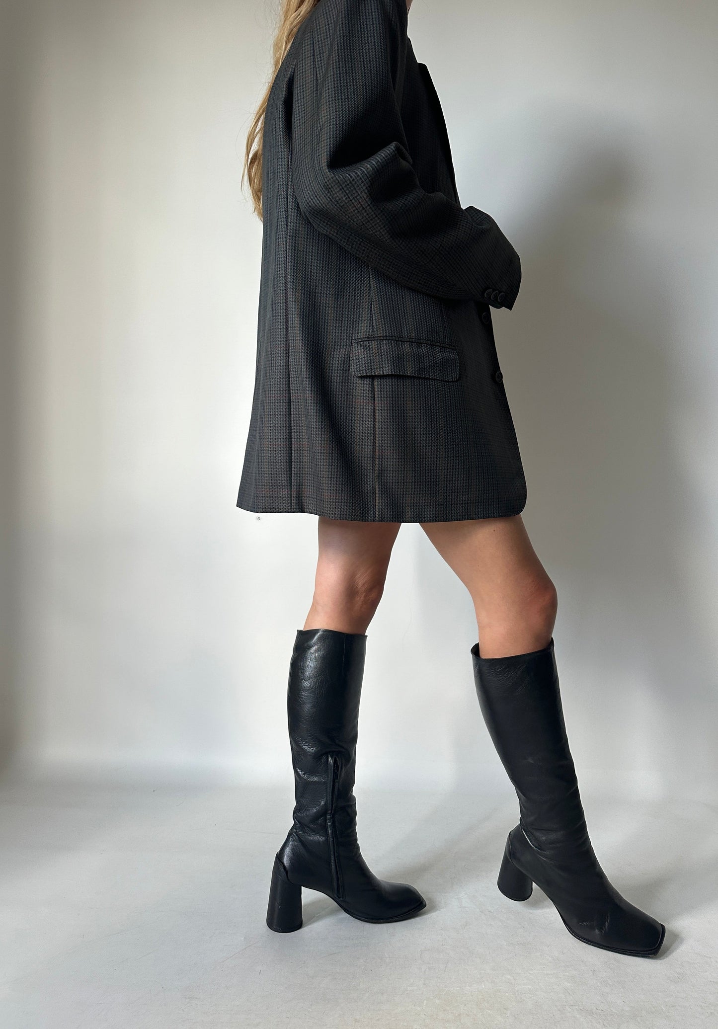 LANVIN pied de poule wool blazer