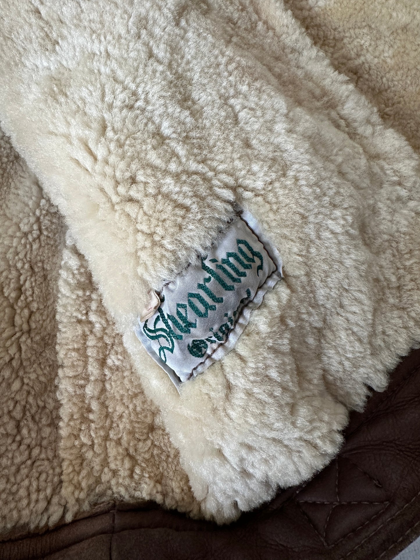 Chocolate aviator Shearling