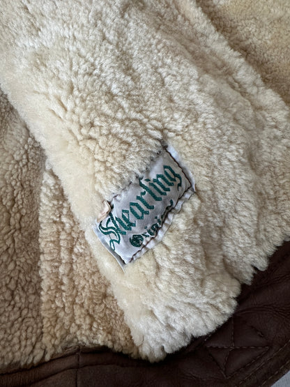 Chocolate aviator Shearling