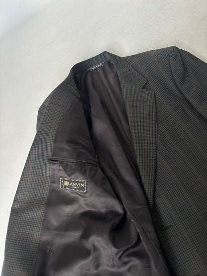 LANVIN pied de poule wool blazer