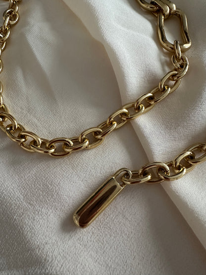 Collana cintura gioiello geometrica