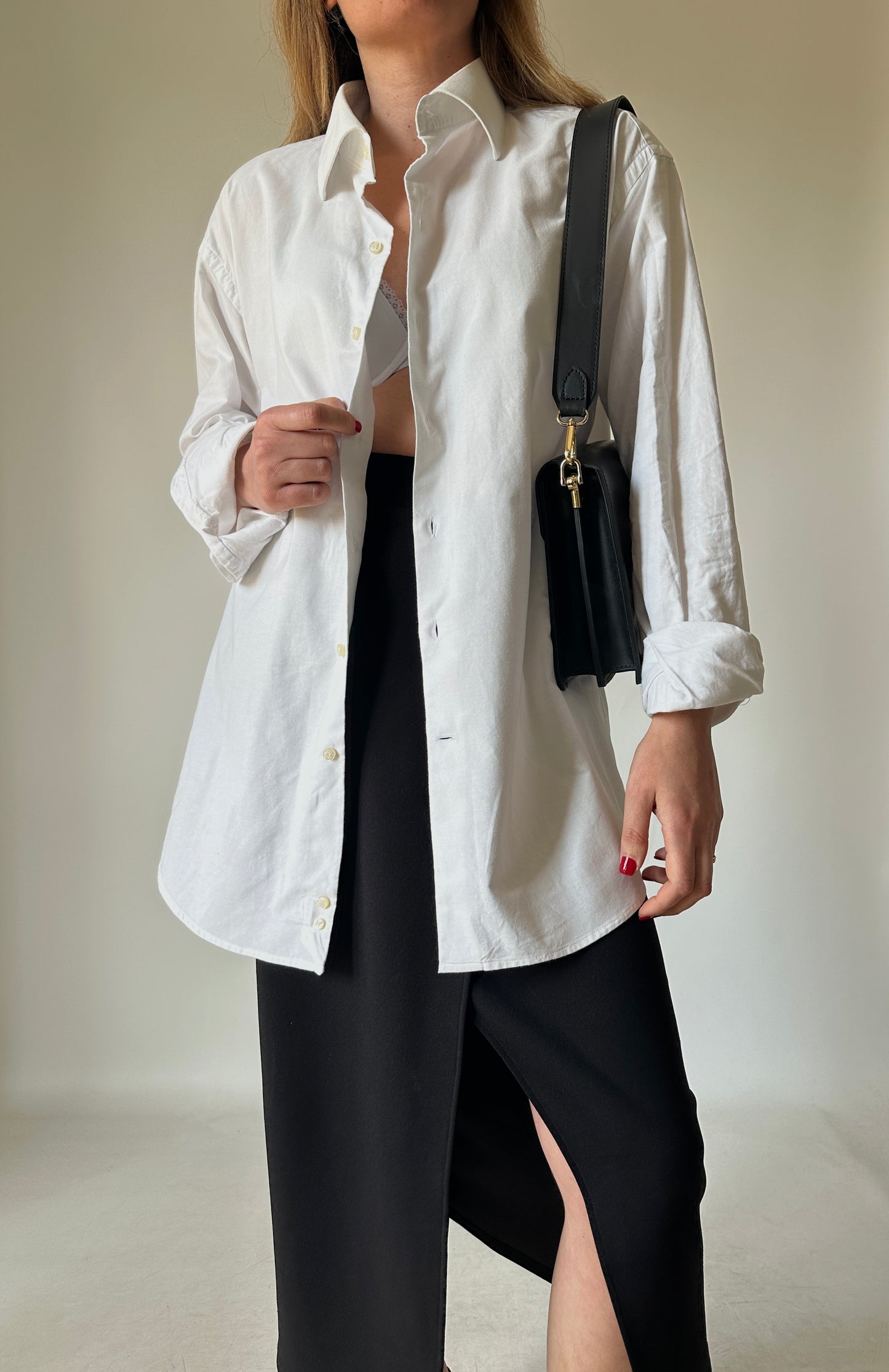 Essential oversize white shirt