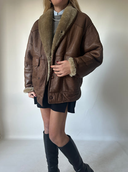 Brown perfect Shearling