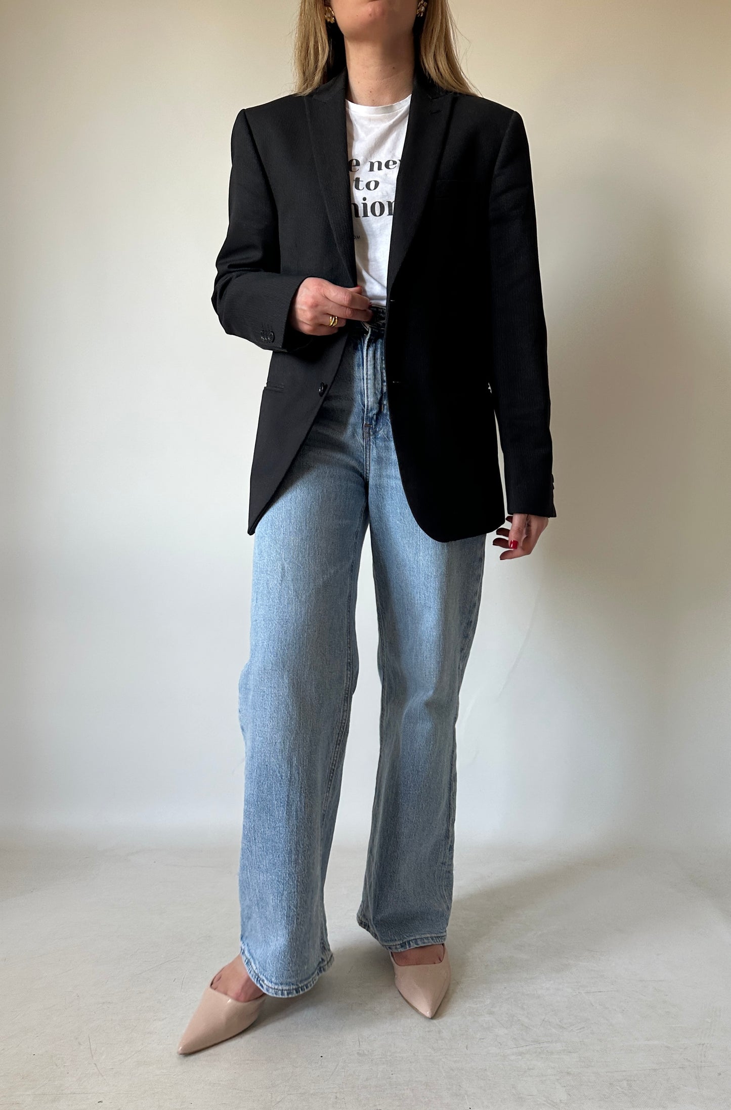 Blazer petite fresco lana