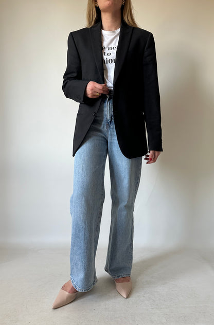 Blazer petite fresco lana