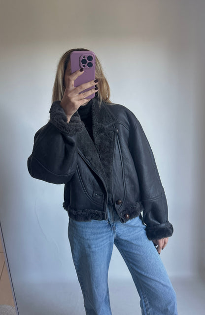 Petite antracite Shearling