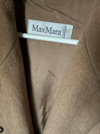 MaxMara pure wool camel petite coat