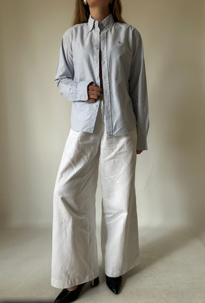 RALPH LAUREN striped petite shirt