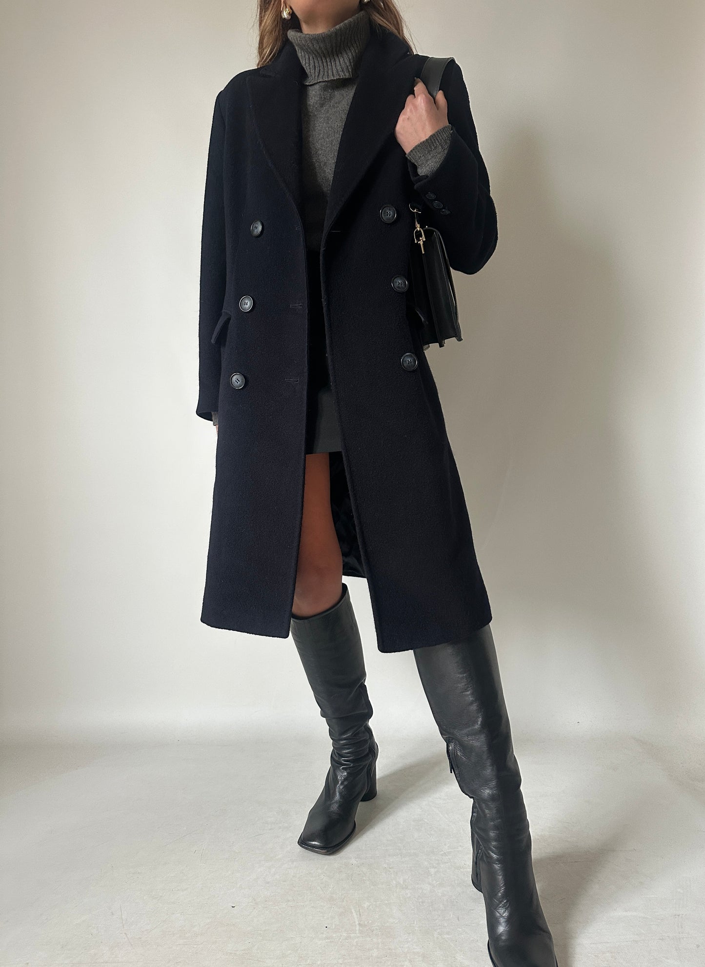 Perfect double-breast petite coat